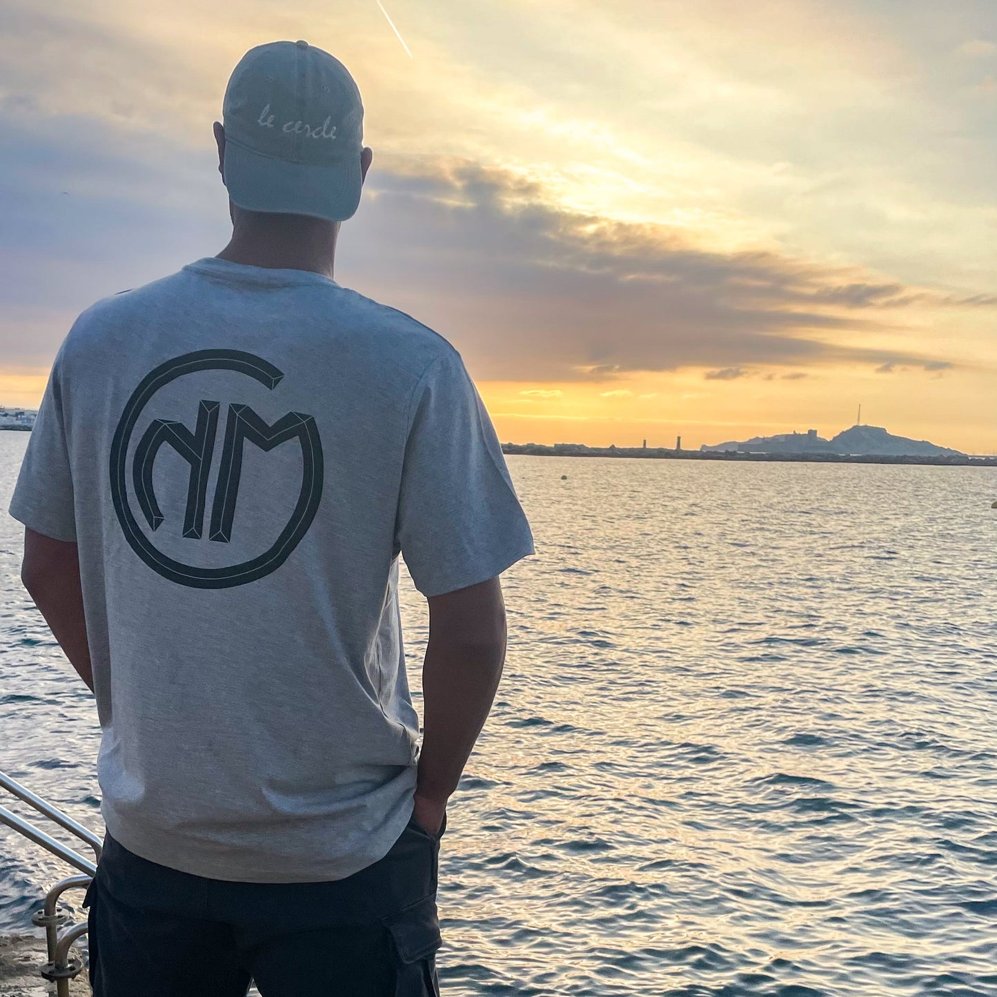 T-shirt Goudron x CNM (logo rond)