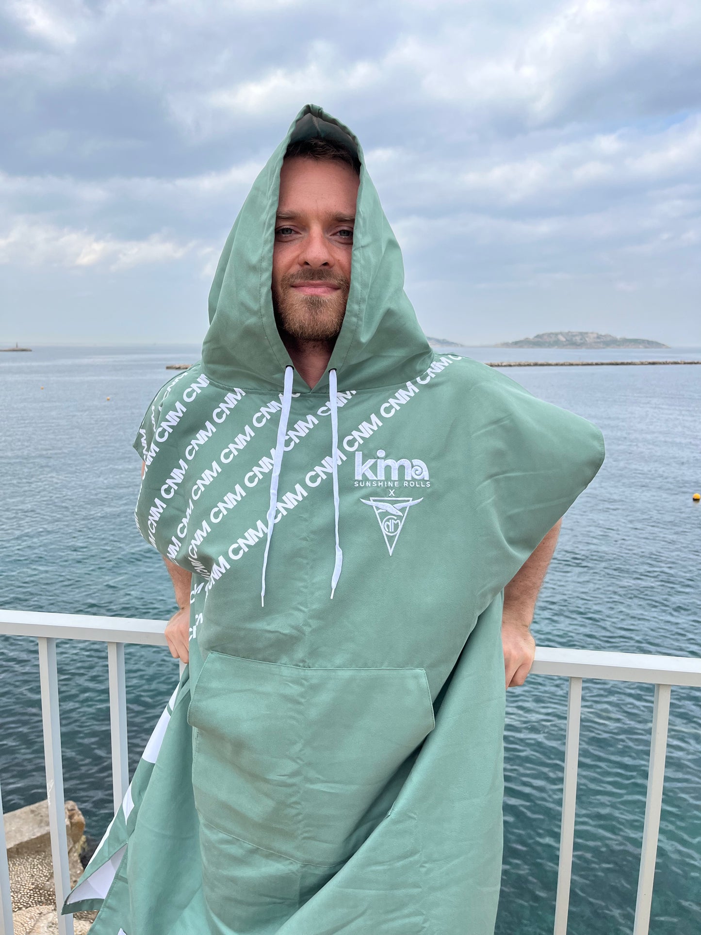 Poncho kaki adultes CNM X KIMA