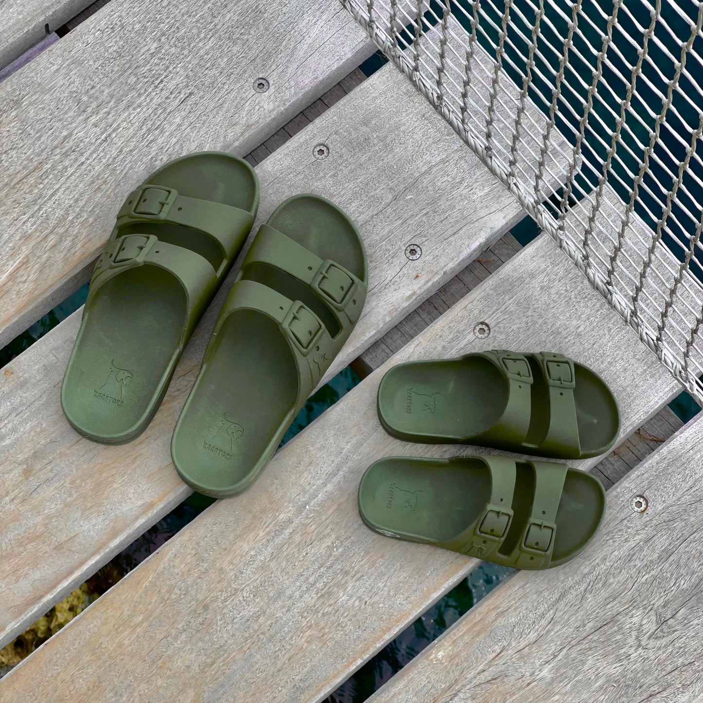Sandales Kaki Cacatoès x CNM