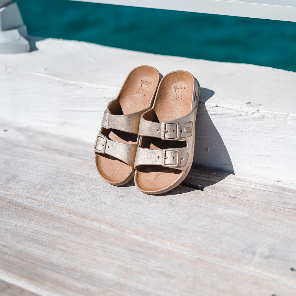 SANDALES BALEIA GOLD CACATOES x CNM Boutique Cercle des Nageurs de Marseille CN Marseille