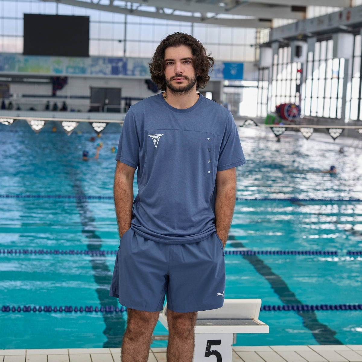 Short Puma x Cercle des Nageurs de Marseille - Bleu