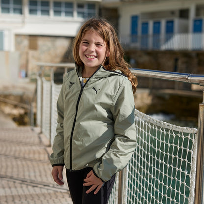 Coupe vent étanche vert PUMA Enfant