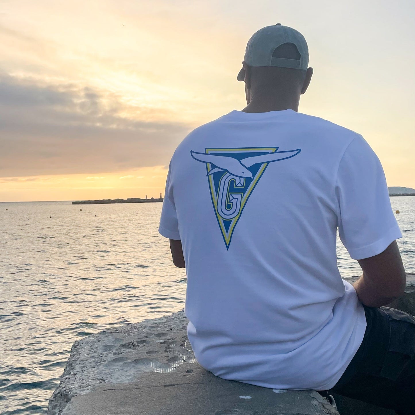 T-shirt Goudron x CNM (logo triangle)