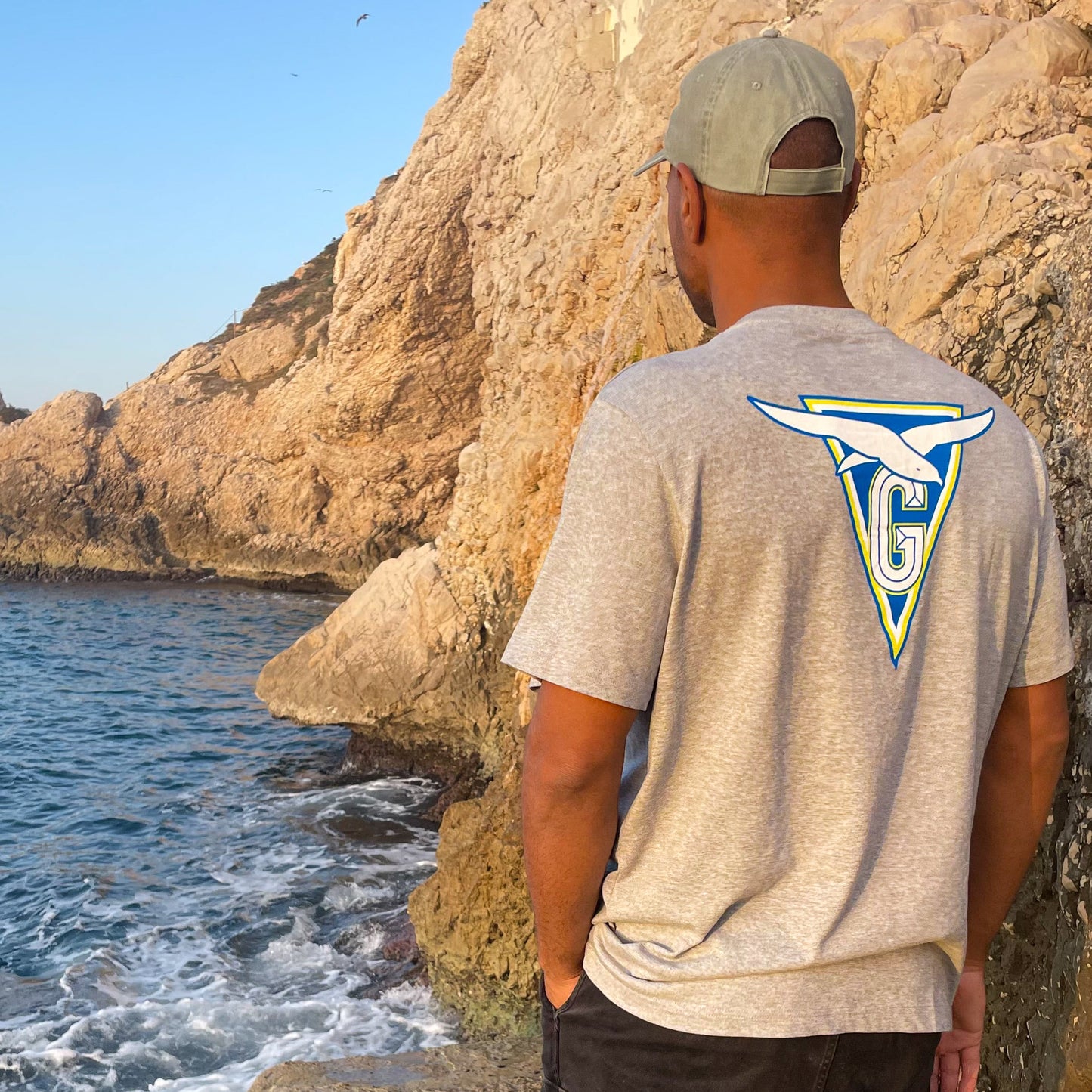 T-shirt Goudron x CNM (logo triangle)