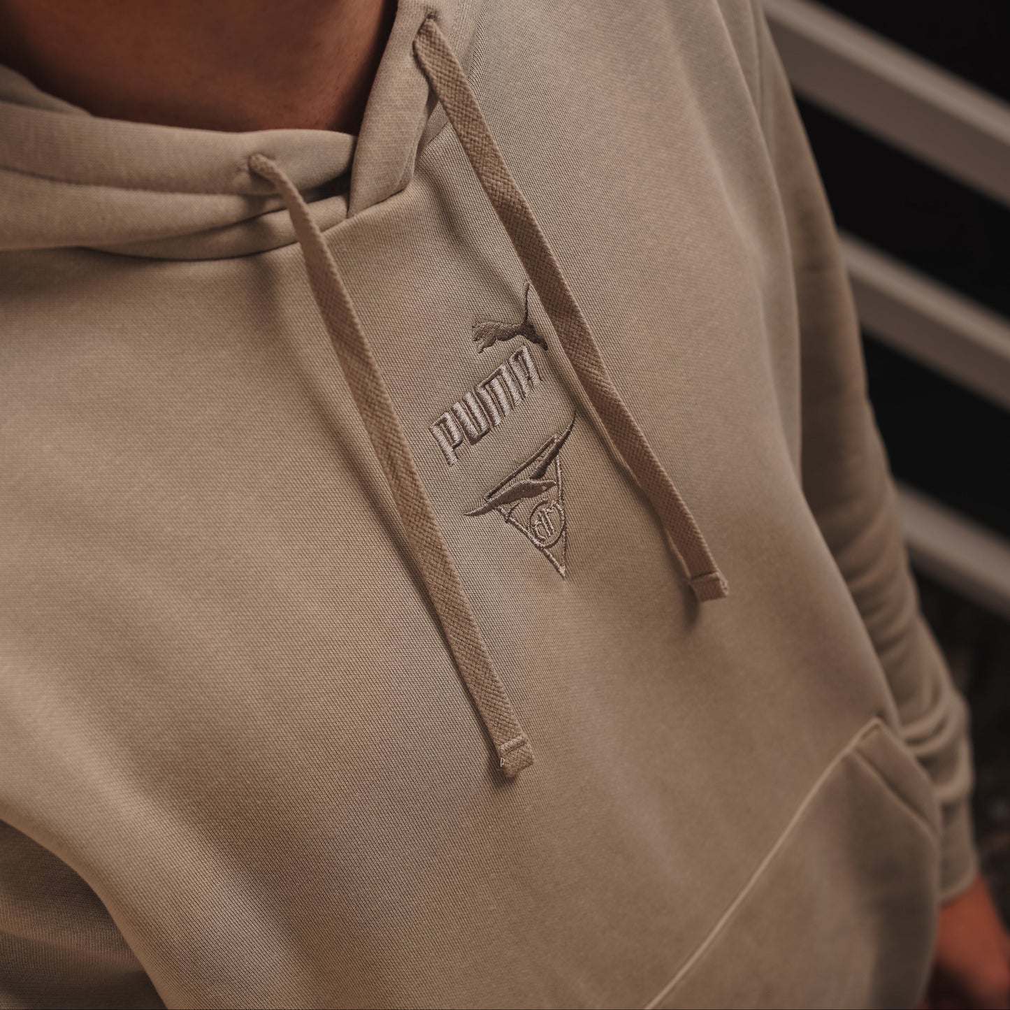 Sweat à capuche vert sauge Puma X CNM - Unisexe