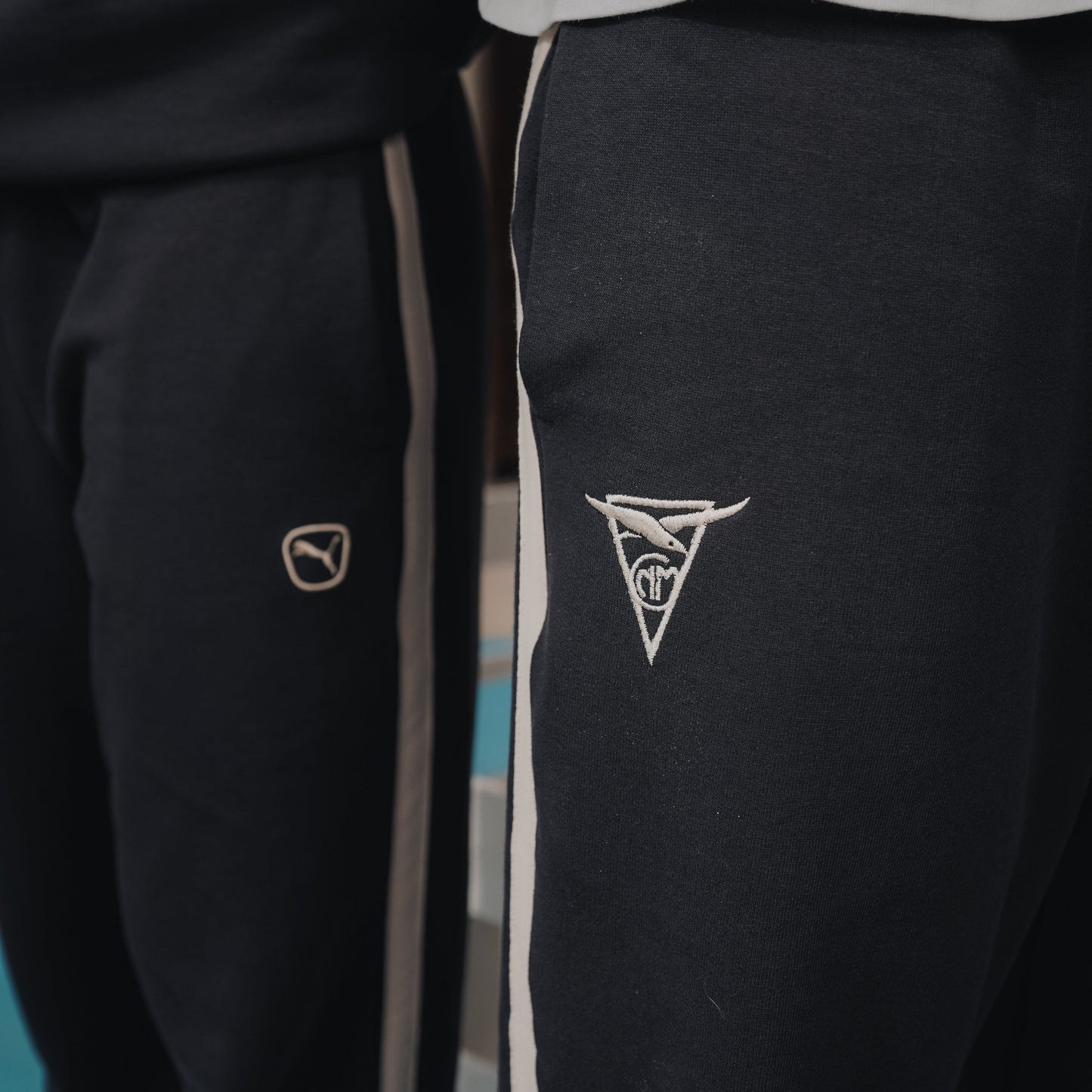 Jogging bleu marine PUMA X CNM - Unisexe