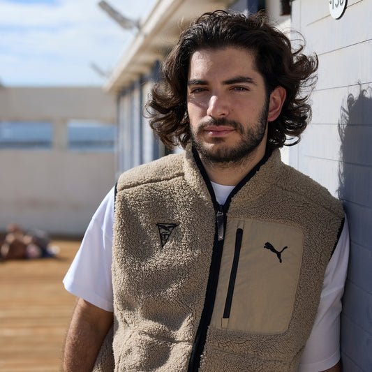 Gilet Puma x Cercle des Nageurs de Marseille – Beige