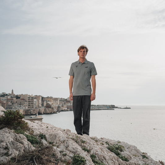 Polo gris PUMA X CNM - Homme