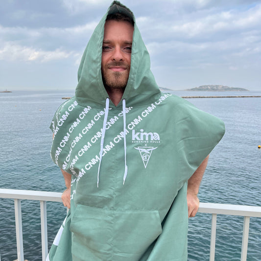 Poncho kaki adultes CNM X KIMA