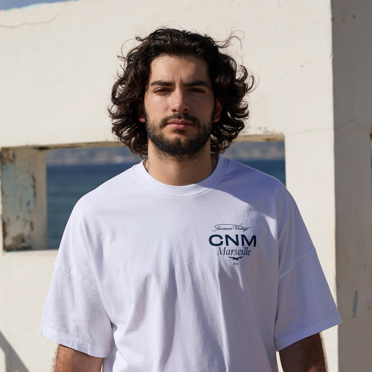 T-shirt American Vintage "TEAM" Cercle des Nageurs de Marseille