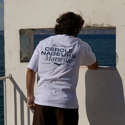 T-shirt American Vintage "TEAM" Cercle des Nageurs de Marseille