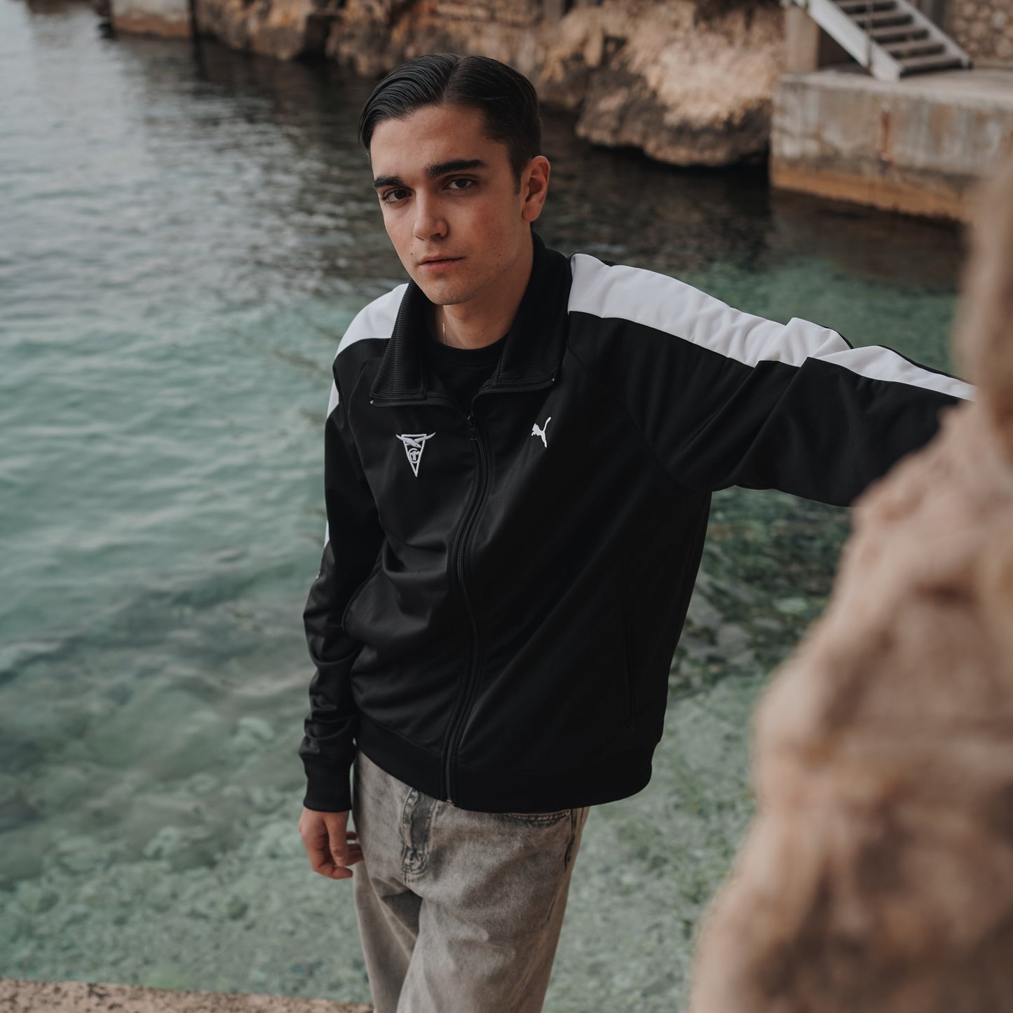 Veste  noire zippée  PUMA x CNM - Unisexe