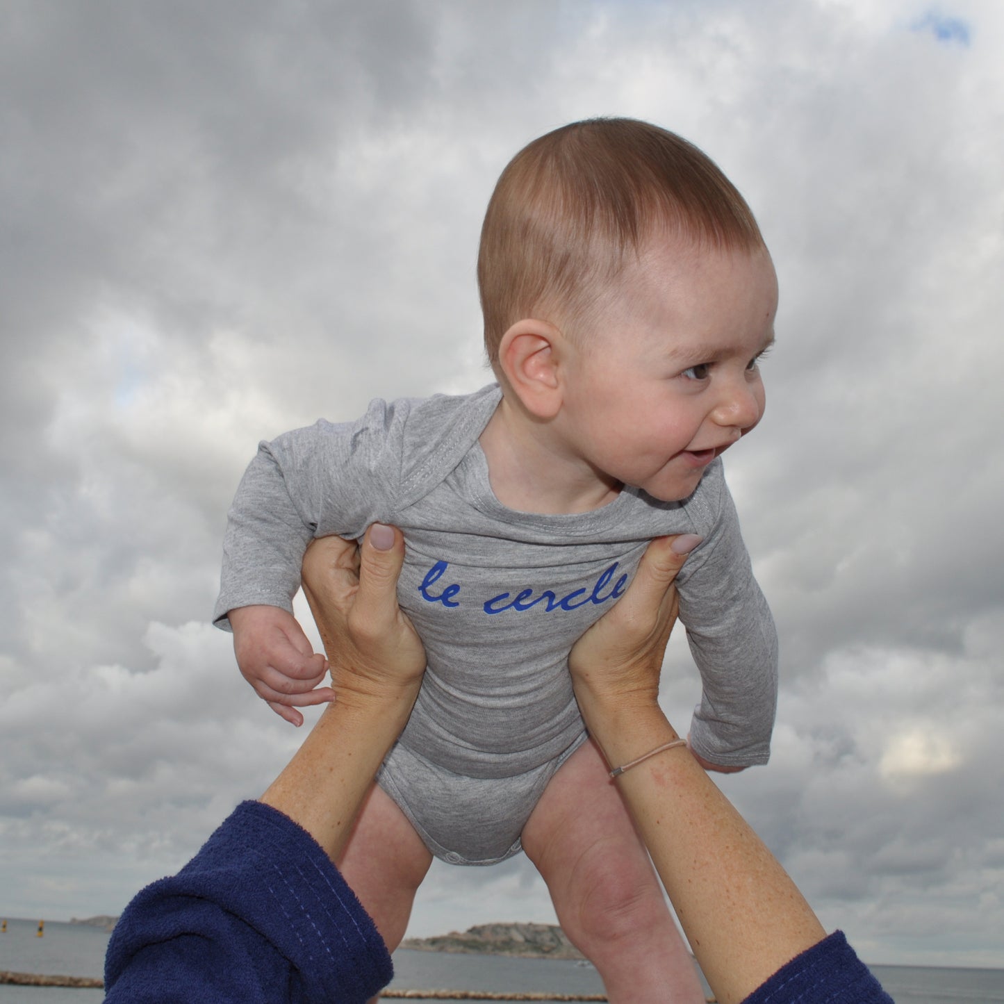 Body Bébé "Le Cercle" CNM Gris