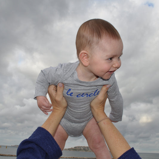 Body Bébé "Le Cercle" CNM Gris