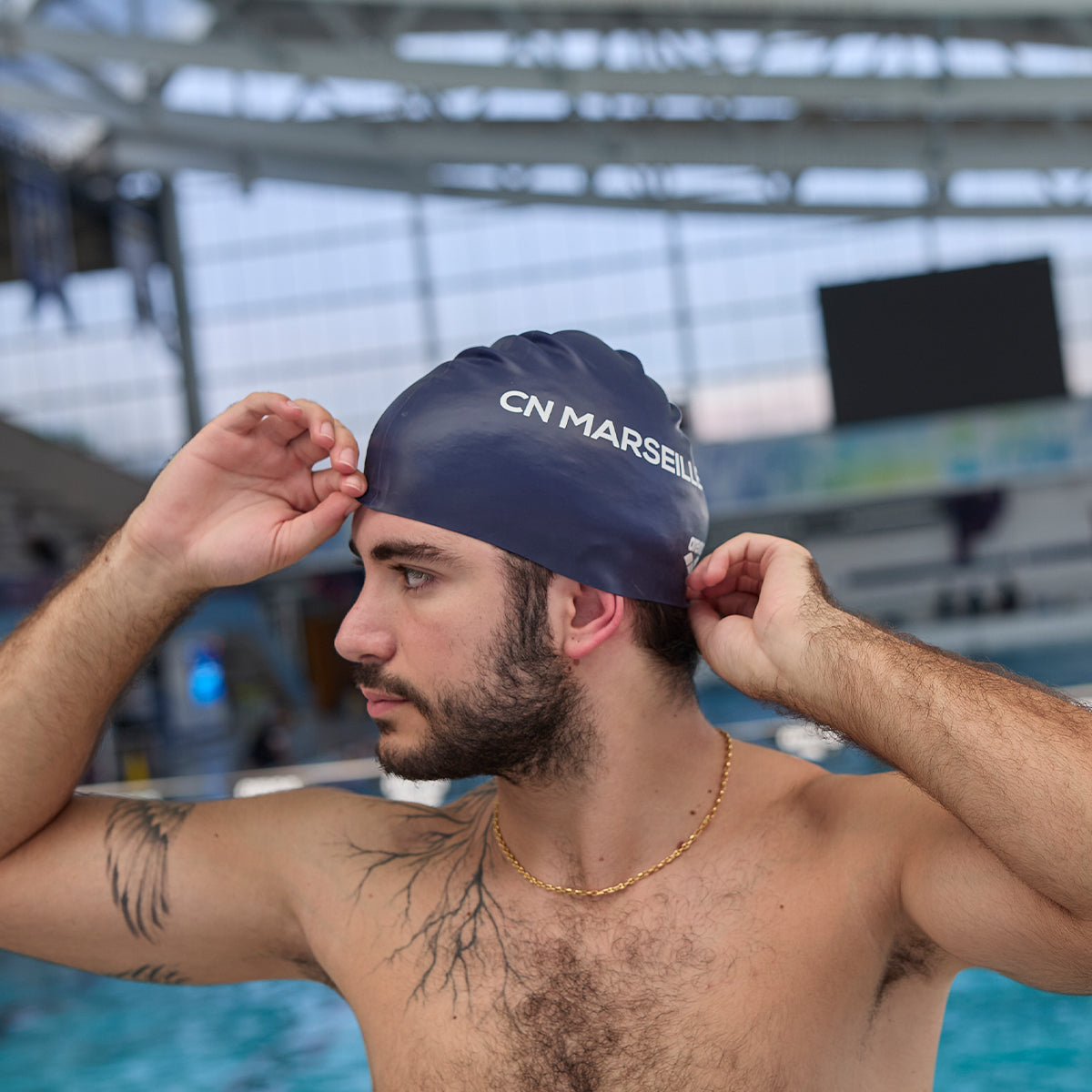 Bonnet de Bain Bleu, ARENA X CNM