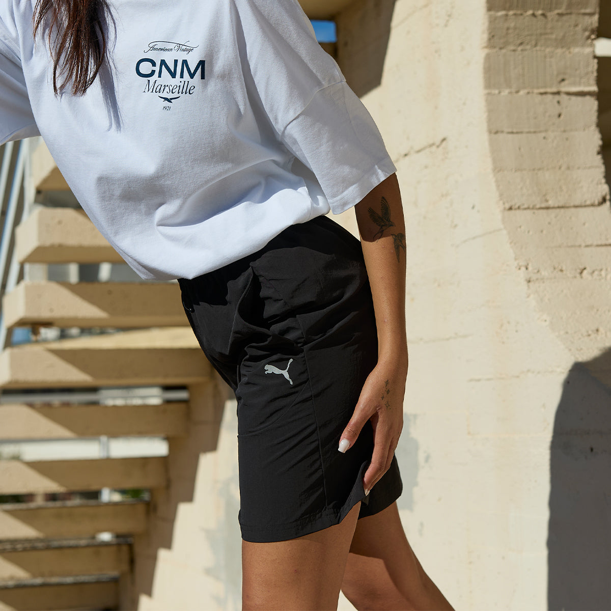 Short Puma x Cercle des Nageurs de Marseille – Noir