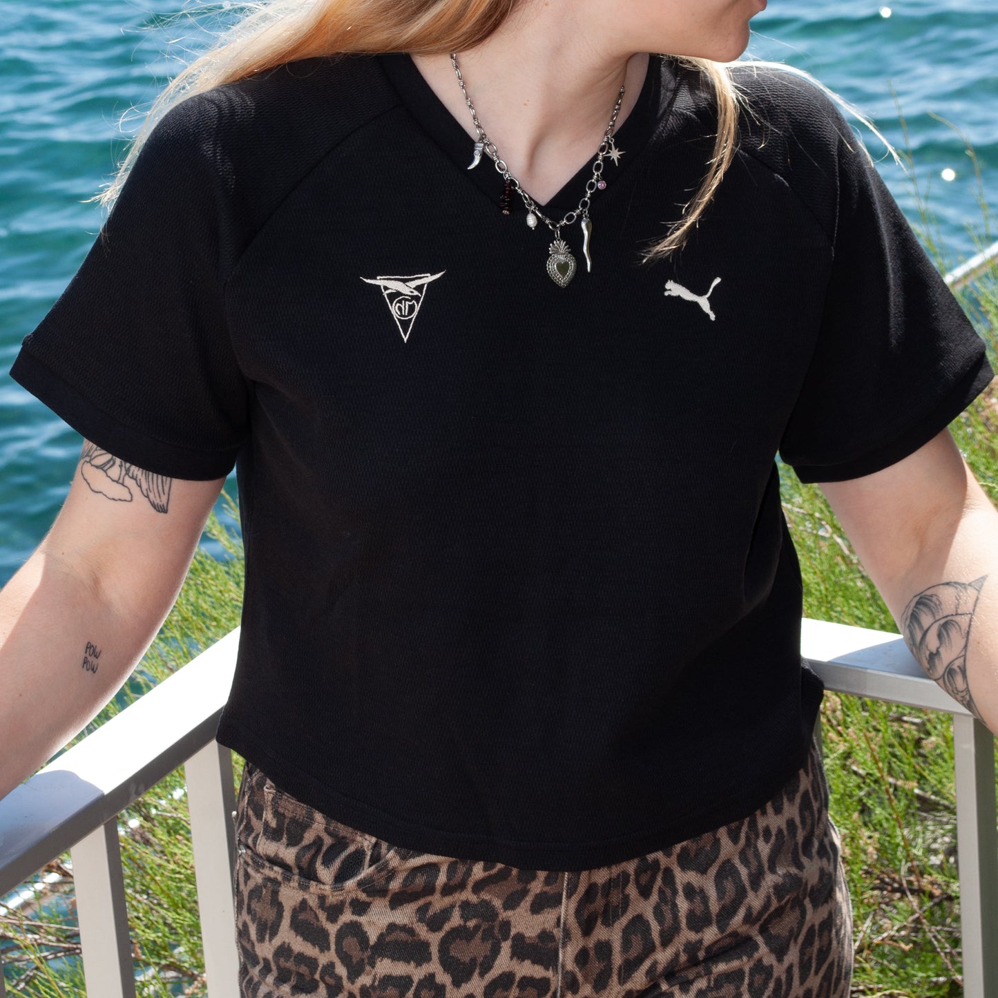T-shirt Noir, PUMA X CNM - Femme