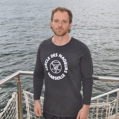 T-Shirt manches longues - American Vintage x Cercle des Nageurs de Marseille Homme